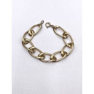 WRE 1/20 12k GF Gold Field Bracelet Chain Vintage Estate 6.75”